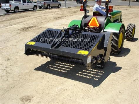 rockhound skid steer landscape rake|land honor landscape rake video.